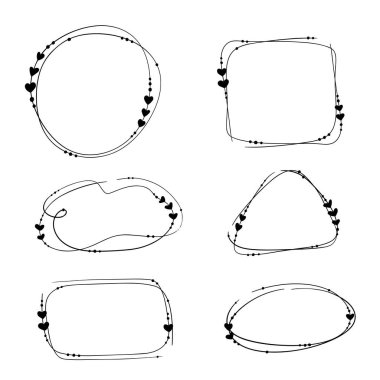 tasarım oluşturma için kolleksiyon çerçeve unsuru, premium