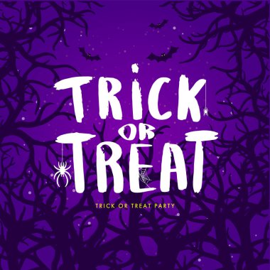 background halloween bright spooky scary template for banner. Vector Illustration