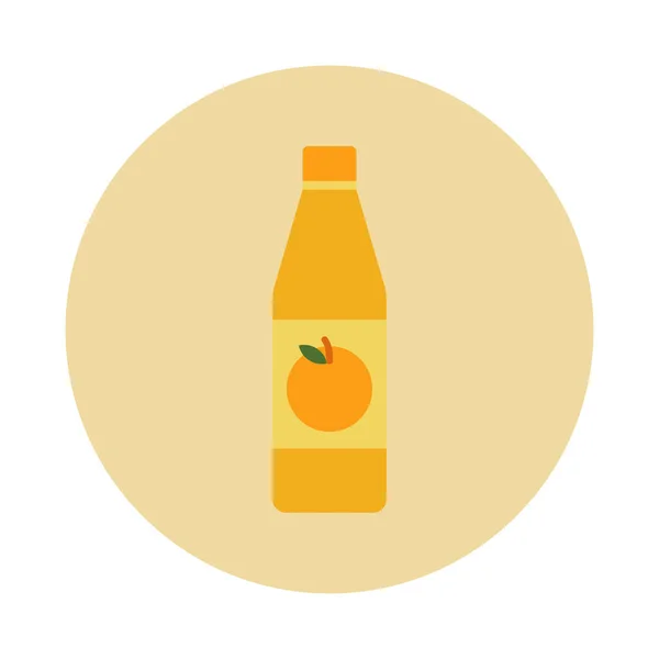 Apelsinjuice Apelsinflaskor — Stock vektor
