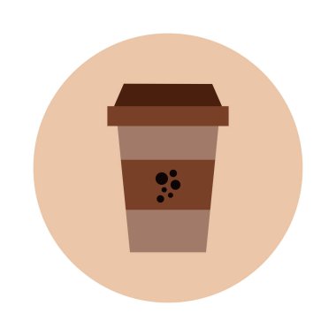 Tek kullanımlık bardakta çikolatalı süt..