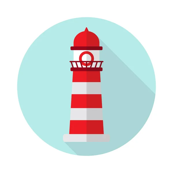 ビーチ灯台のアイコンデザイン — ストックベクタ