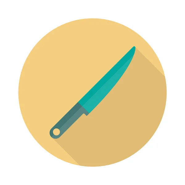 Knife Icon Design Vector Illustration Kitchen Utensils — Vector de stock