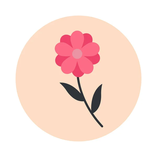 Abstract Flower Illustration Design Elements Social Media Stickers Posters Greeting — Stockvektor