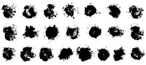 ブロットペイントの要素 インクの汚れのセット ベクターイラスト — ストックベクタ