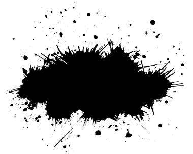 Fotokopi uzayı ile boyanmış Grunge afişi. Vektör illüstrasyonu