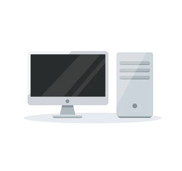 Computer Monitor Vector Illustratie — Stockvector