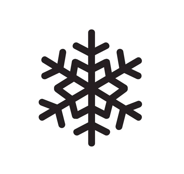 Χειμερινή Εικόνα Διάνυσμα Νιφάδων Χιονιού — Διανυσματικό Αρχείο