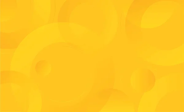 Αφηρημένη Κύκλους Κίτρινο Φόντο Διανυσματική Απεικόνιση — Διανυσματικό Αρχείο