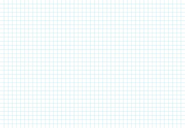 Notebook Paper Texture Clean Squared Blank Sheet Vector Illustration — Vetor de Stock