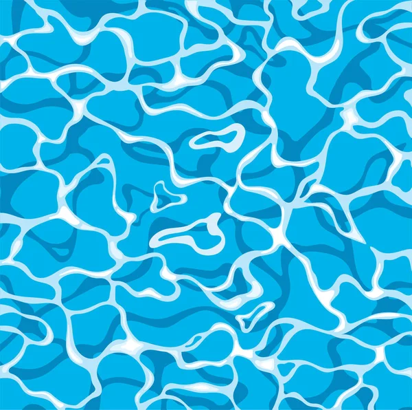 Texture Water Blue Water Texture Background Vector Illustration — Vector de stock