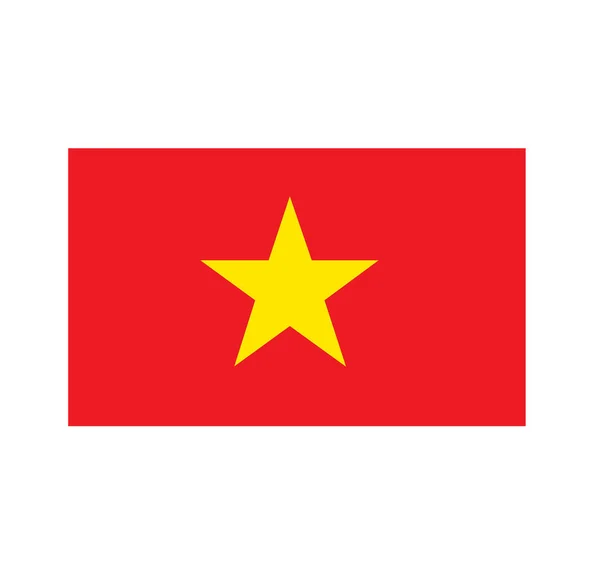 Vietnam Flag Vector Illustration Eps10 — Vector de stock