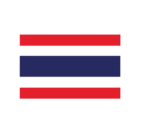 Прапор Таїланду Векторна Ілюстрація Eps10 — стоковий вектор