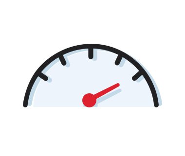 simple speed icon. vector illustration