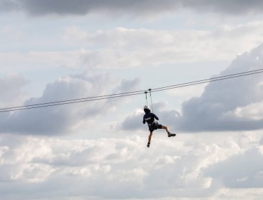 10 Eylül 2021, DiverLanhoso Macera Parkı, Povoa de Lanhoso, Braga, Portekiz.