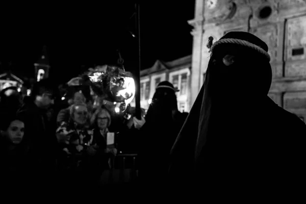 Avril 2019 Célèbre Procession Religieuse Ecce Homo Pendant Semaine Sainte — Photo