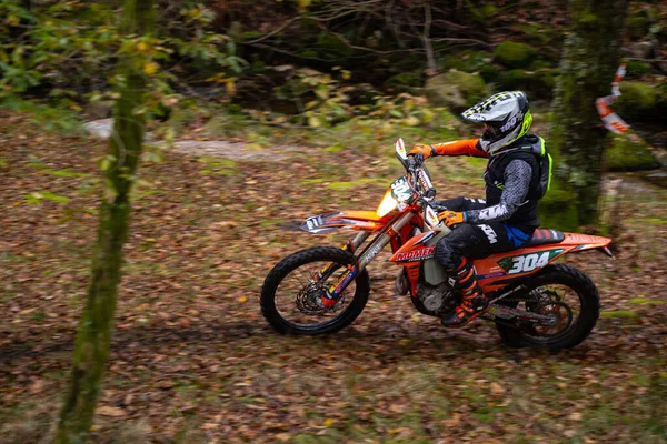 Грудня 2021 Чемпіонат Мотокросу Fmp Campeonato Enduro 2021 Cfl Road — стокове фото