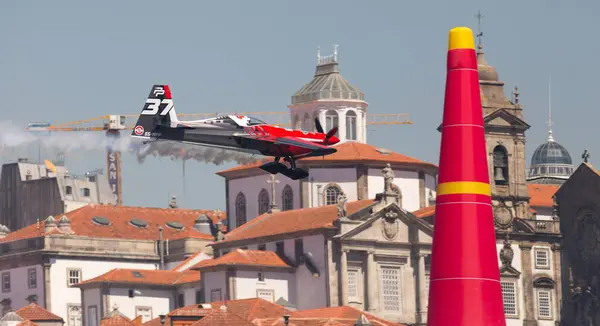 ポルトとガイア ポルトガル 2017年9月3日 Red Bull Air Race Racing Day Pilot — ストック写真