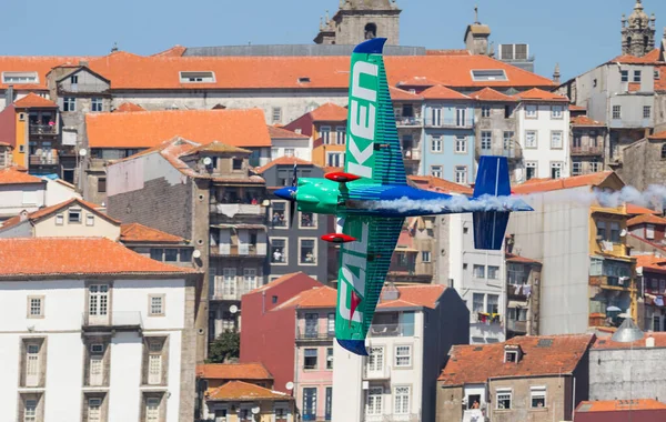 Porto Gaia Portogallo Settembre 2017 Red Bull Air Race Raicing — Foto Stock