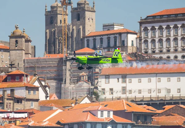 Porto Gaia Portekiz Eylül 2017 Red Bull Hava Yarışı Raicing — Stok fotoğraf