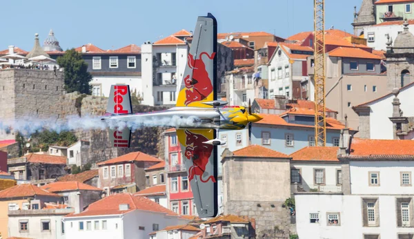 Porto Gaia Portogallo Settembre 2017 Red Bull Air Race Raicing — Foto Stock