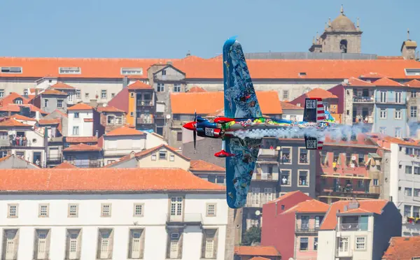 Porto Gaia Portogallo Settembre 2017 Red Bull Air Race Raicing — Foto Stock