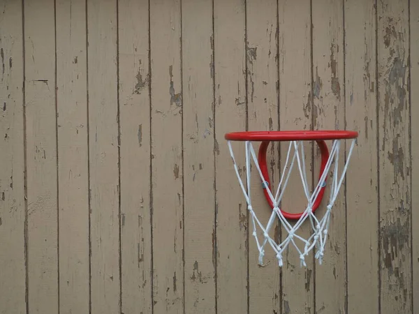 Basketball Hoop Fence Basketball Hoop Playing Ball — Stockfoto