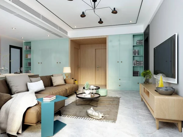 Interior design of modern rooms