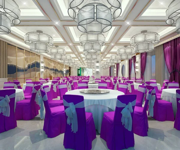 Decoration design renderings of modern restaurants, restaurants, hotels and cafes