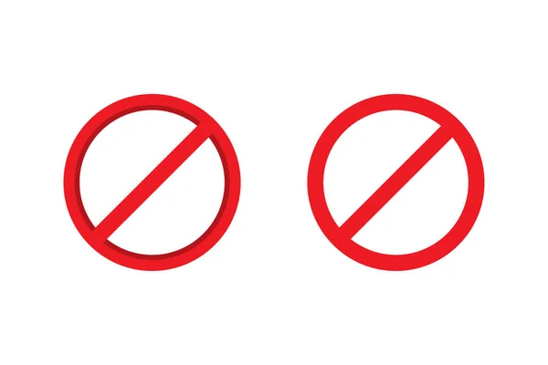 Detener Diseño Del Vector Icono Signo Sobre Fondo Blanco — Vector de stock