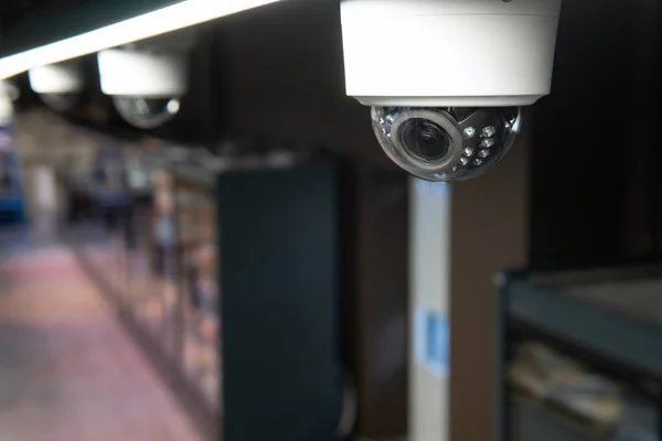 installation of indoor video surveillance systems. close-up.