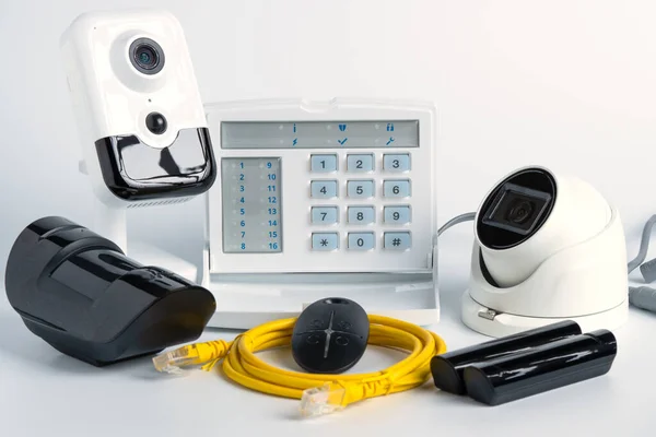 Alarm System Home Home Security Equipment Close — Stock Photo, Image
