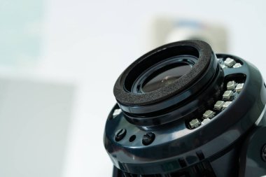 Güvenlik kamerası, ev güvenlik ekipmanları. yakın plan.