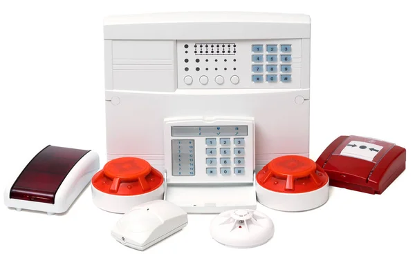 Fire alarm security. Good for security servise engeniering company site or advertising.