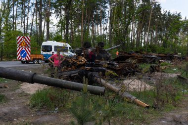 Bir kolon Rus askeri teçhizatı yok edildi. Birçok tank ve piyade savaş aracı ATGM askeri kavramını yaktı..