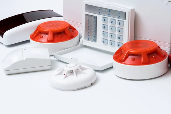 Fire alarm security. Good for security servise engeniering company site or advertising.