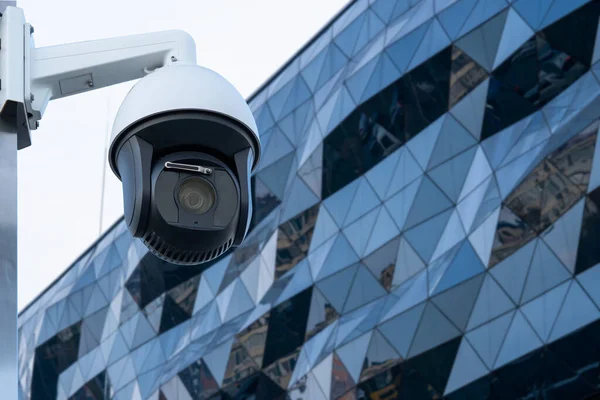 Security CCTV camera in office building.