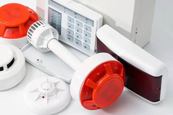 Fire Alarm Security Fire Protection Fire Safety System Construction — ストック写真