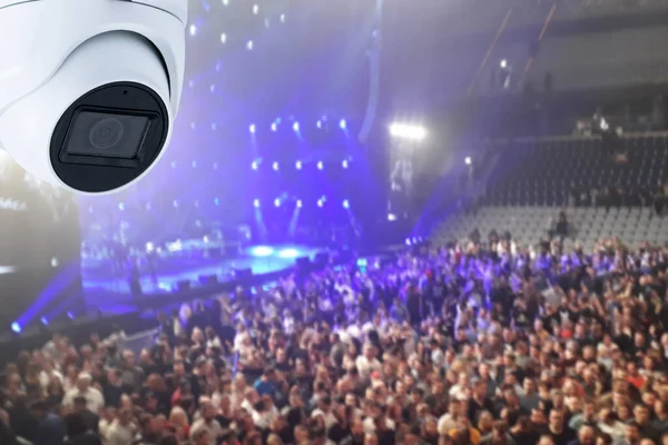 Cctv Sécurité Concert Divertissement Sur Fond Flou — Photo