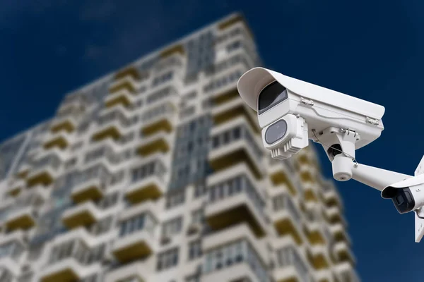 Modern urban surveillance systems. Residential access control