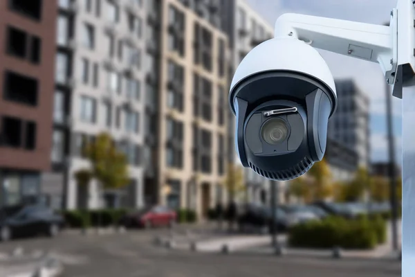 Modern urban surveillance systems. Residential access control