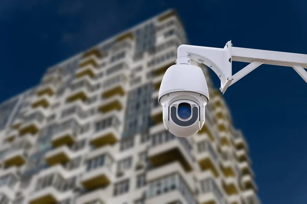 Moderne Städtische Überwachungssysteme Zutrittskontrolle Für Wohnungen — Stockfoto
