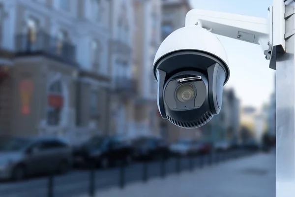 Sistema Cámara Cctv Tecnología Seguridad Para Hogar Condominio Seguridad Exterior — Foto de Stock