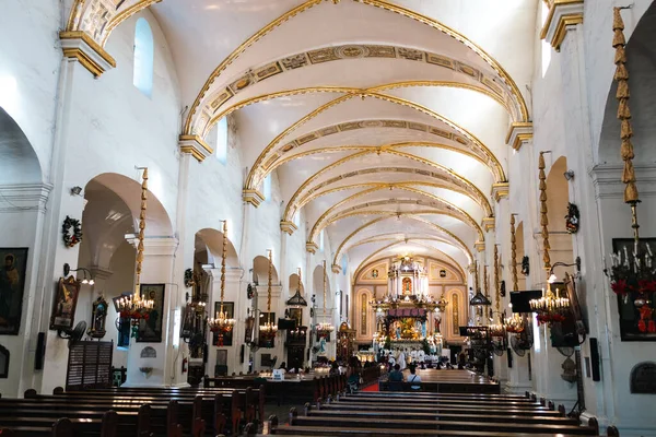 Vigan Cathedral Metropolitan Cathedral Conversion Paul Vigan City Philippines — Foto de Stock