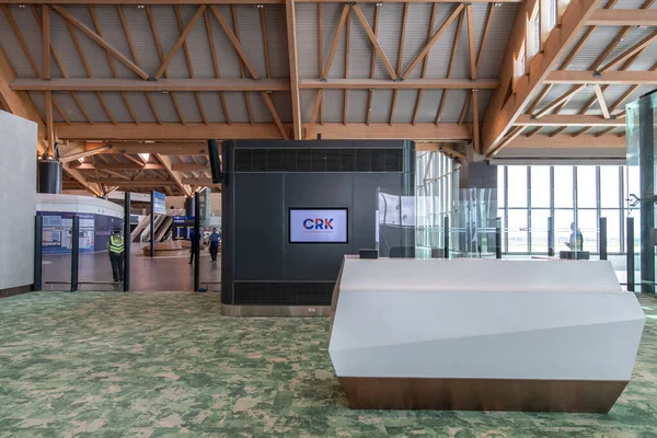 CLARK, PHIPPINES - Clark New International Airport 'taki 30 Nisan 2022 Yolcu Terminali, Manila' nın kuzeybatısındaki Clark Freeport Bölgesi 'ndeki Filipinler' e açılan uluslararası bir geçit..