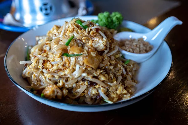 Popular Asiático Fideos Almohadilla Tailandesa — Foto de Stock