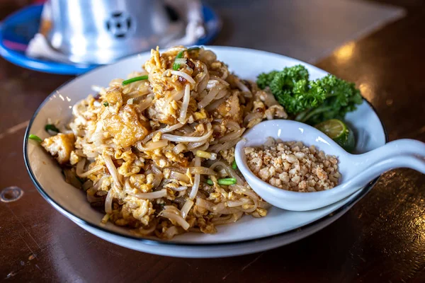 Popular Asiático Fideos Almohadilla Tailandesa — Foto de Stock