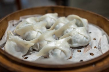 Popüler Tayvan Yemekleri - Buharda pişmiş Sebze Dimsum