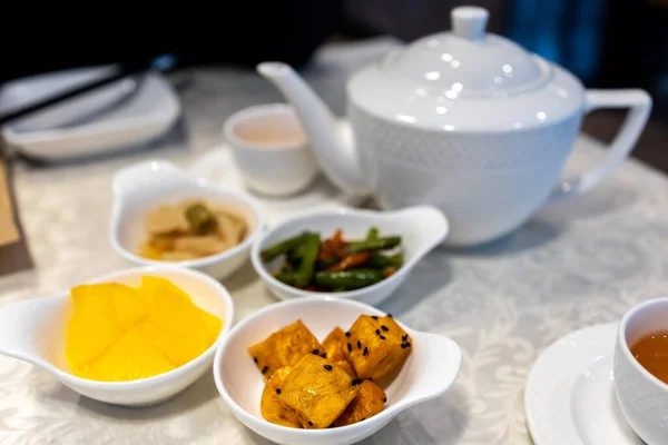 Jasmin Tea Teapot Table — Stock Photo, Image