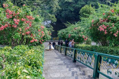 People who enjoy saturday at Quezon city La Mesa Eco Park, Quezon city, Metro Manila, Philippines, Aug 13, 2022 