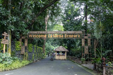 Quiet and peaceful La Mesa ECP park at Quezon city, Philippines